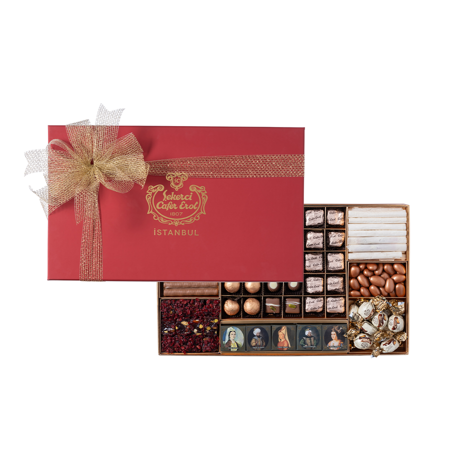 Assorted Turkish Delights and Confections in Mix Box