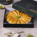 Carrot Slice Baklava with Pistachio 2 Kg. - Large Tray Pack