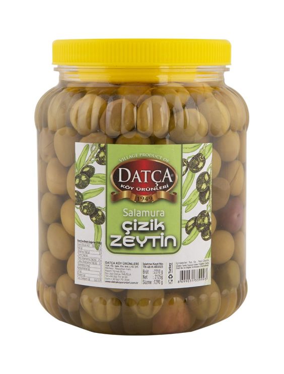 Cracked Green Olive 2 Kg.