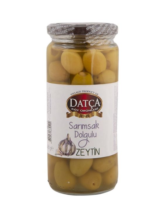 Organic Garlic Stuffed Olives 480 G.