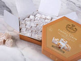 Double Roasted Hazelnuts Turkish Delight in Hexagonal Box