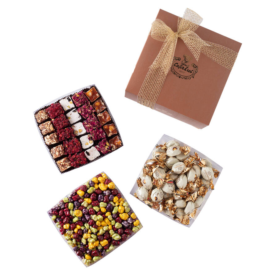 Exquisite Assorted Flavors Collection Bronze Box 1100 G.