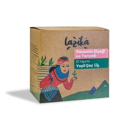 Jasmine and Cinnamon Flavored Leaf Brewed Green Tea 50 G.