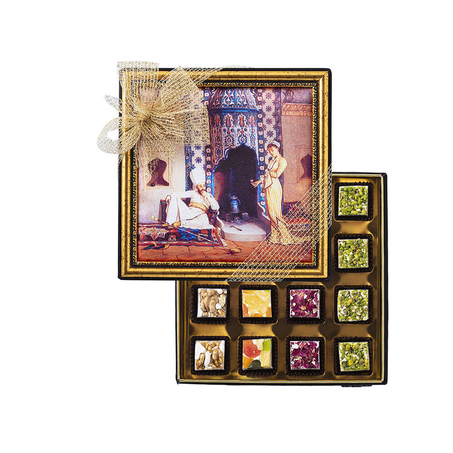 Special Turkish Delight in Sultan Framed Box