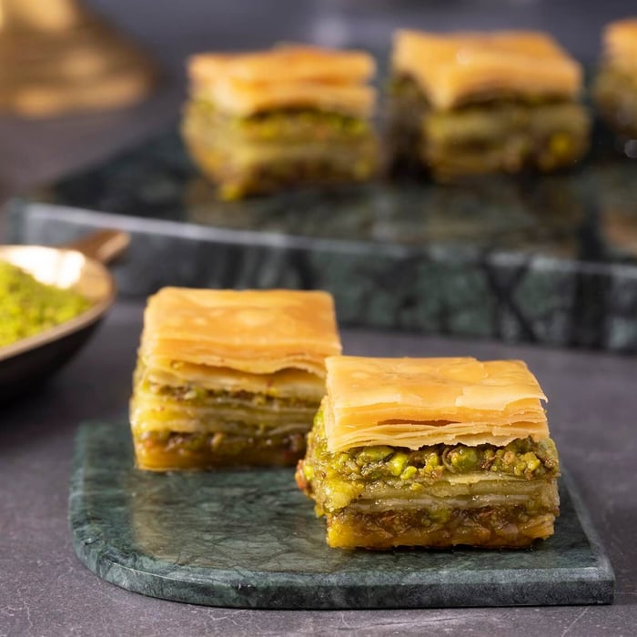 Gluten-Free Celiac Handcrafted Turkish Pistachio Baklava 1 Kg.