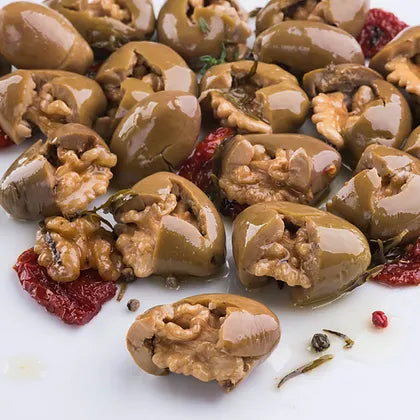 Perfect Green Olives with Walnuts 1 Kg.