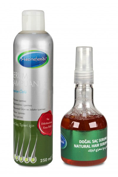 Hair Care Serum and Shampoo Set Solution