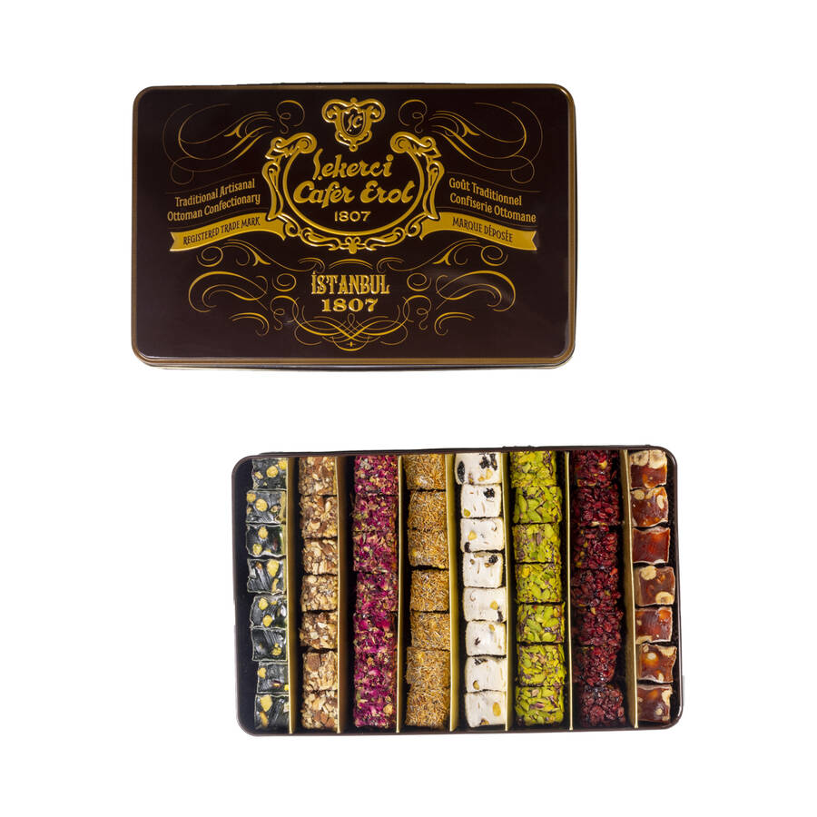 Handcrafted Special XL Turkish Delight in Retro Tin 1350 G.