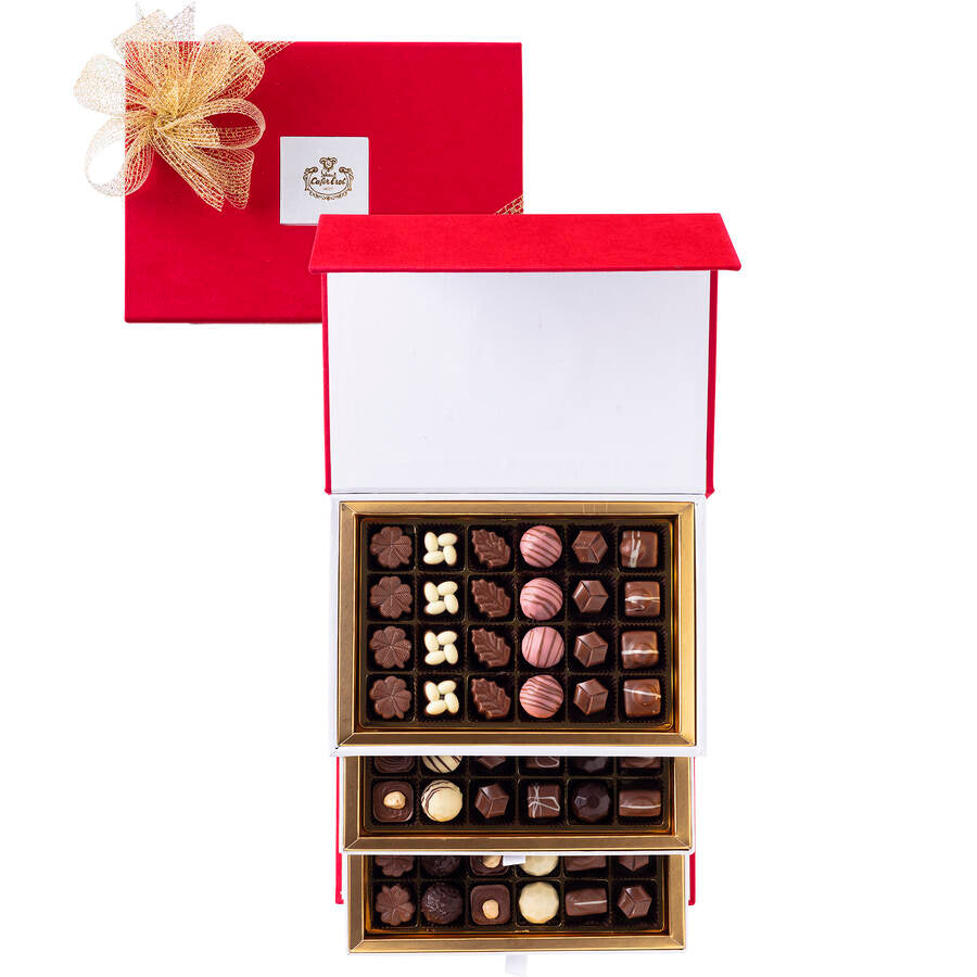 Luxury Handmade Special Chocolate in Three-Layer Box 72 Pieces