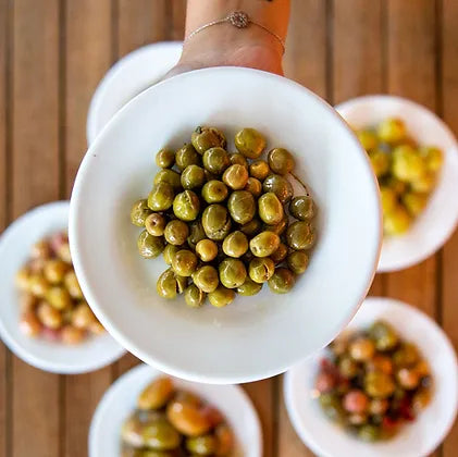 Authentic Hatay Crushed Green Olives 1 Kg.