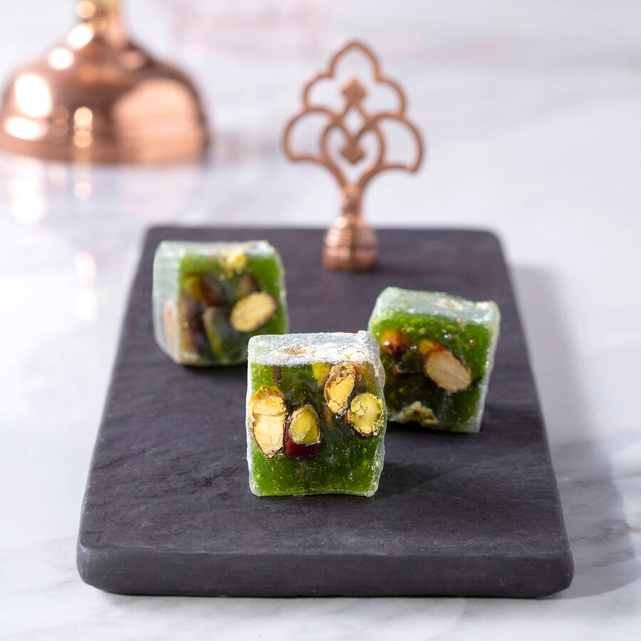 Authentic Kiwi Flavored Pistachio Turkish Delight