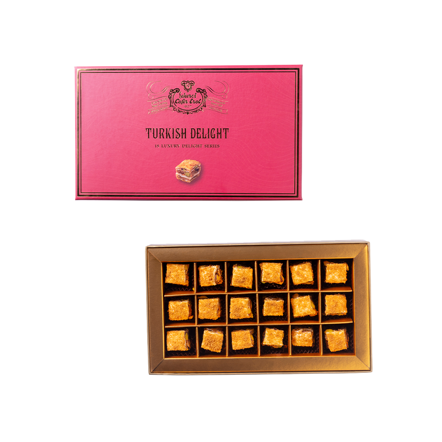 Luxury Series Lotus Square Turkish Delight 220 G.