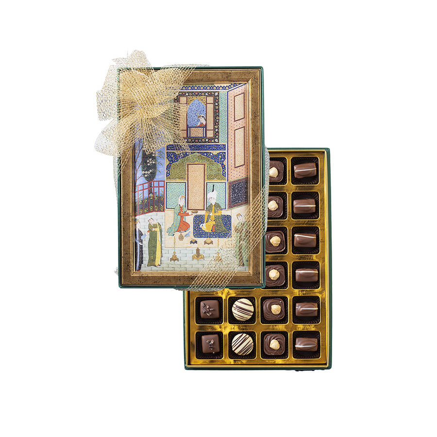 Handmade Special Chocolate in Miniature Art Framed Box