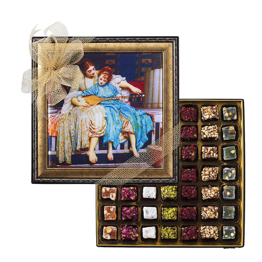 Mixed Special Turkish Delight in Perfect for Music Teachers Designed Gift Box