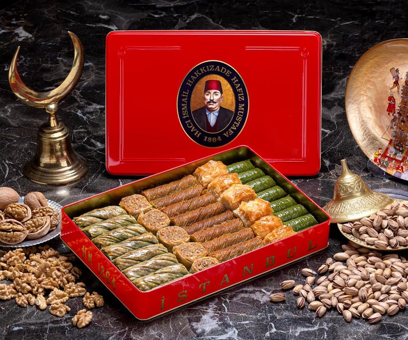 Gourmet Pistachio and Walnut Mixed Baklava - Large Box