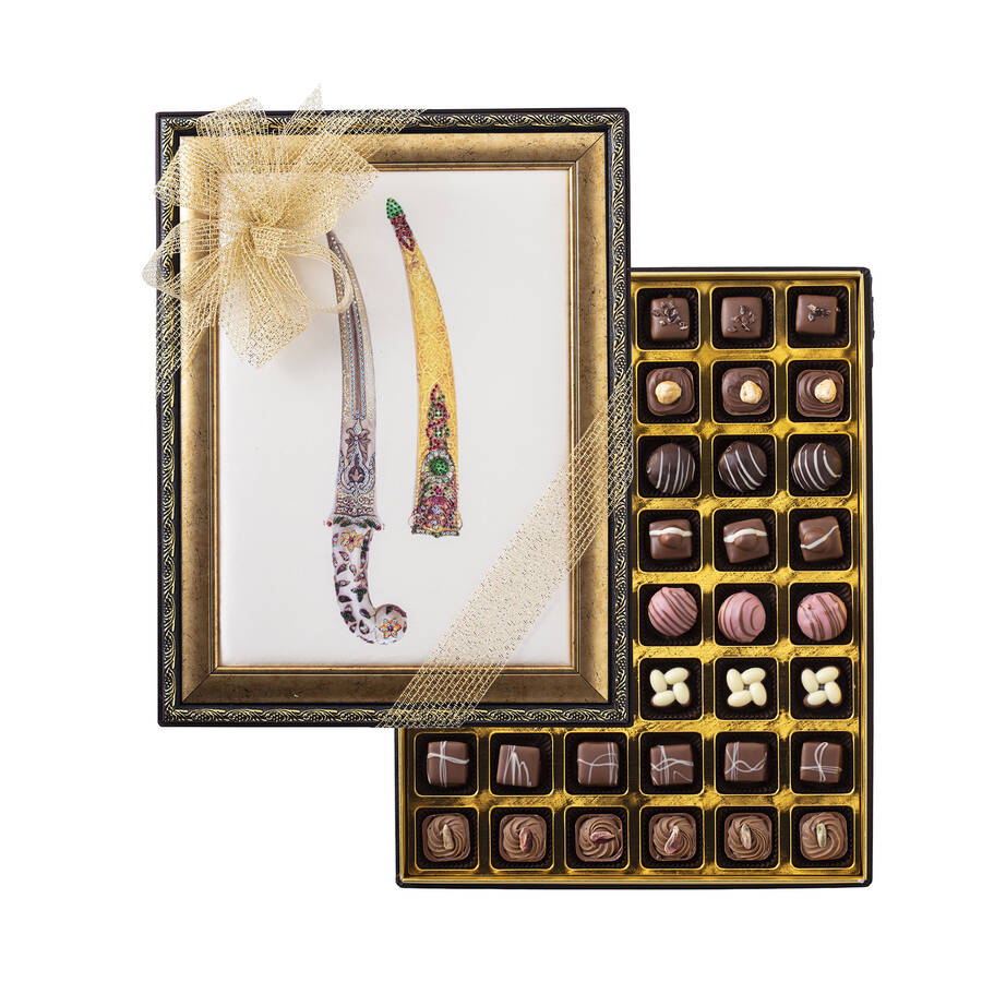 Premium Gift Special Chocolate in Frame Box Dagger