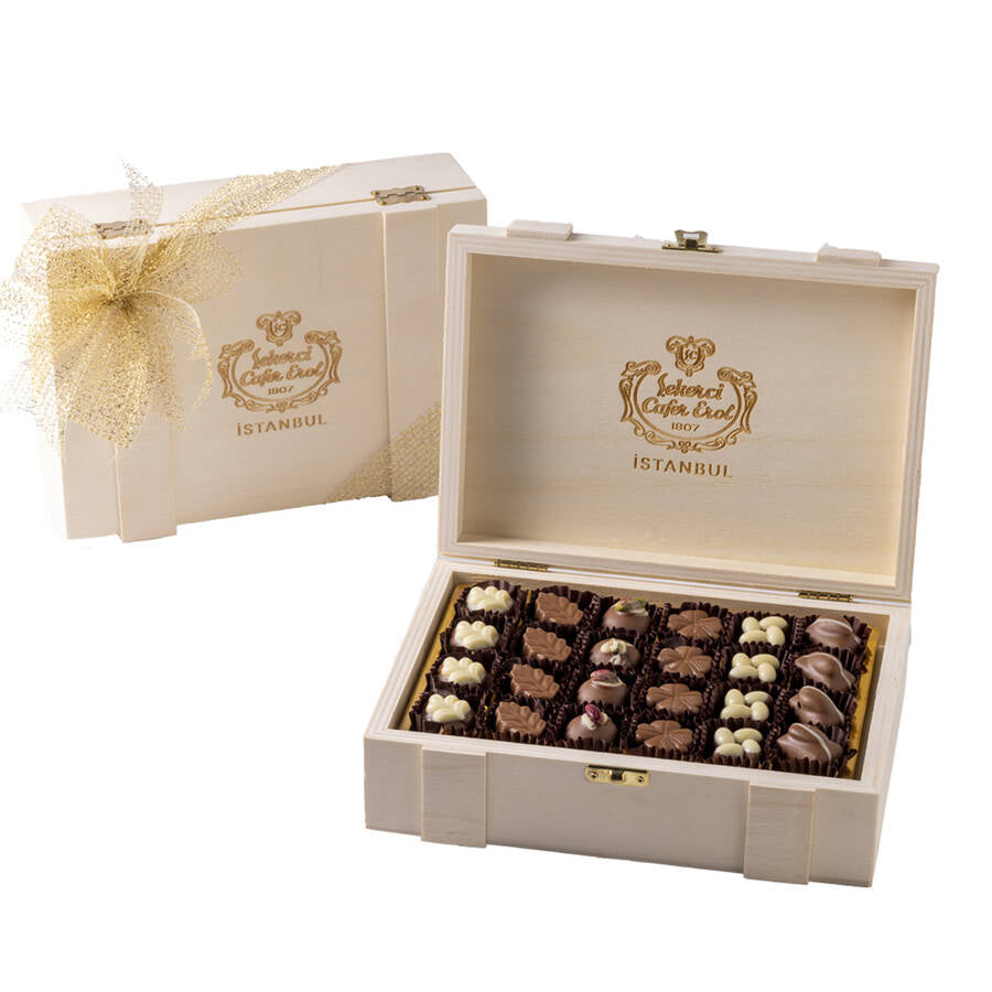 Premium Special Chocolate in Wooden Crate Box