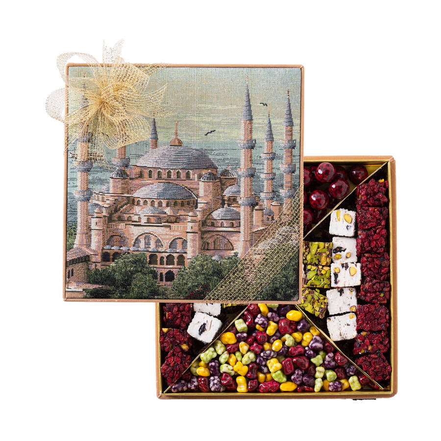 Special Turkish Delight and Dragee in Tapestry Weaving Hagia Sophia