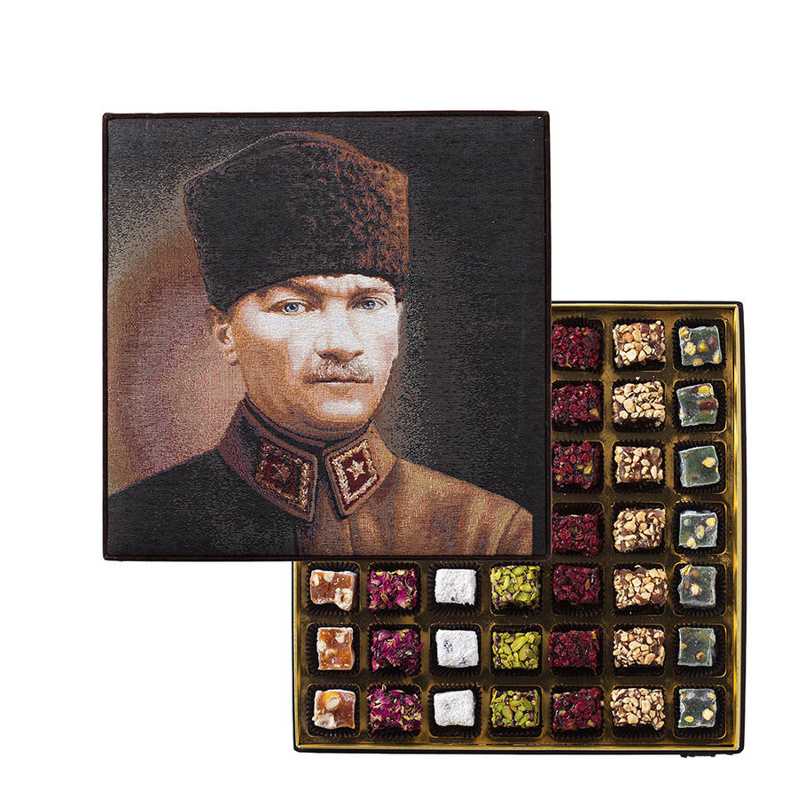 Special Handmade Turkish Delight in Tapestry Weaving Mustafa Kemal Atatürk