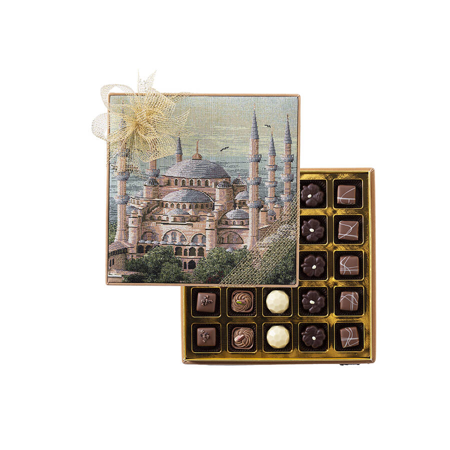 Special Handmade Chocolate in Tapestry Woven Hagia Sophia