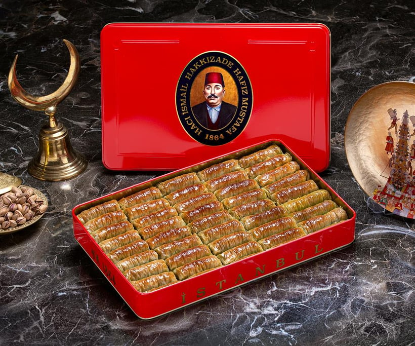 Yellow Burma Baklava with Pistachio - Large Box