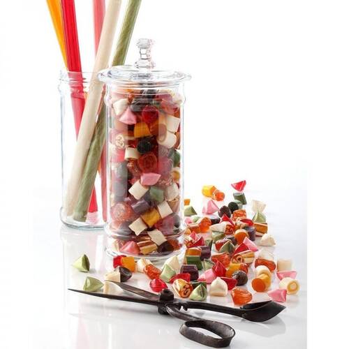 Assorted Flavors Mixed Rock Candy Ziplock Package 500 G.