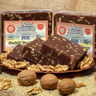 Gourmet Quality Artisanal Summer Halva with Walnuts 500 G.